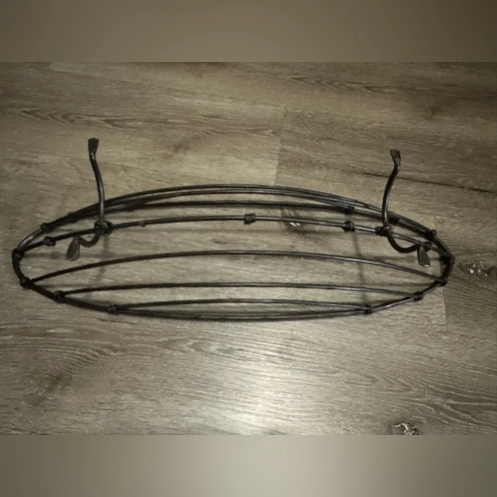 Black Metal Wire Fruit Basket